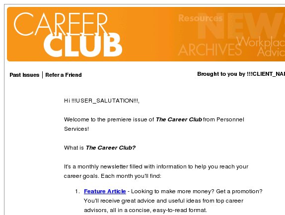 Career Club: Quick Resume Tips
